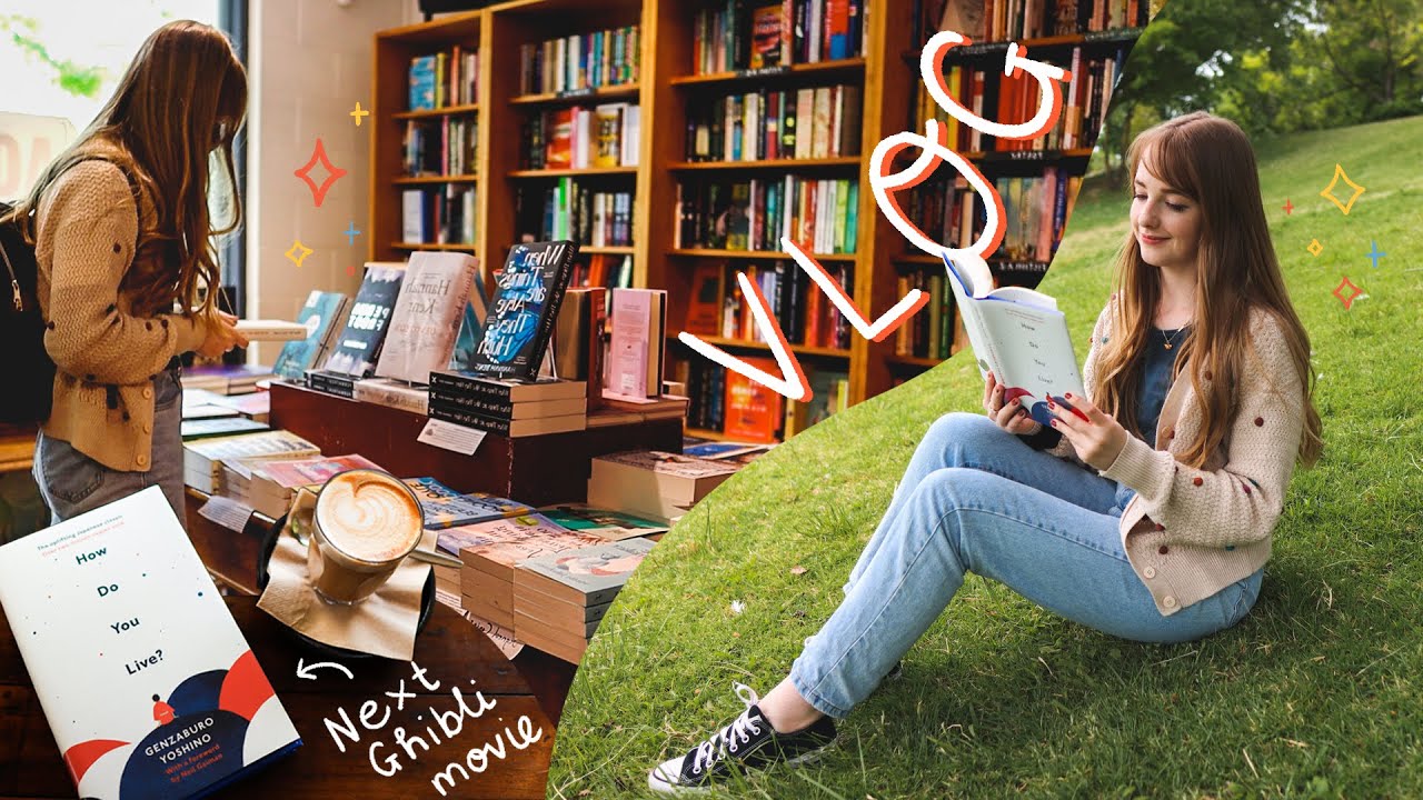 vlog ☕ book shopping, cafe reading & a peaceful nature trip ~