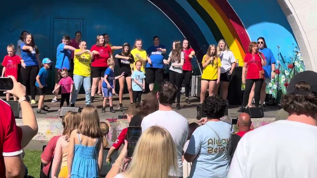 Queens Park music show, Rochdale Uk.