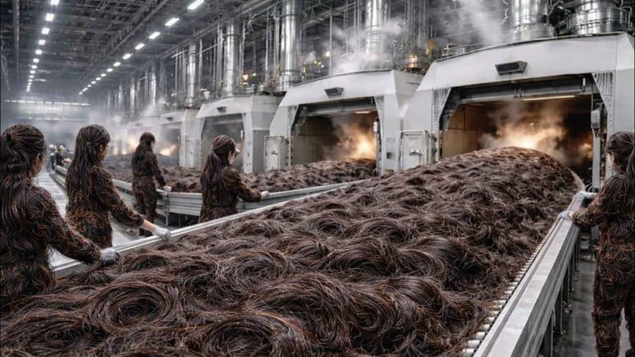 Inside The World's Largest Hair Recycling Factory 