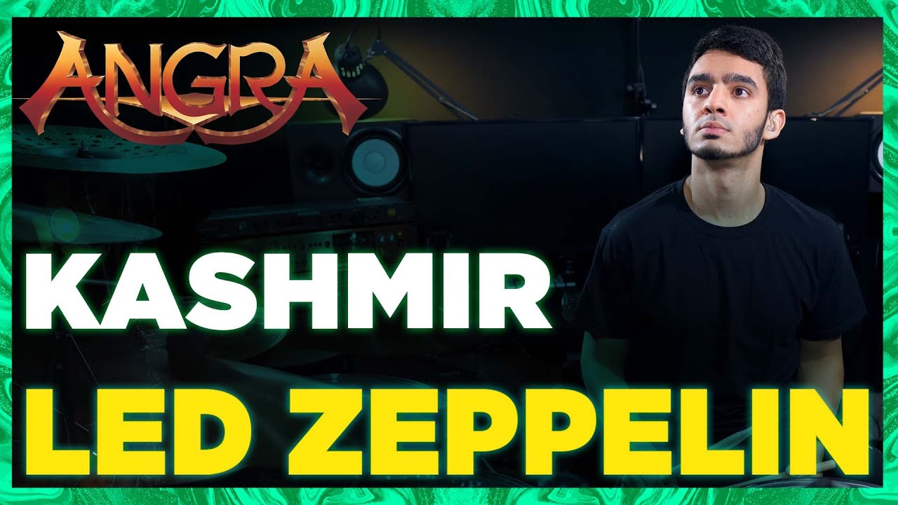LED ZEPPELIN - KASHMIR - ANGRA VERSION - BRUNO VALVERDE - DRUM PLAYTHROUGH - DRUM COVER