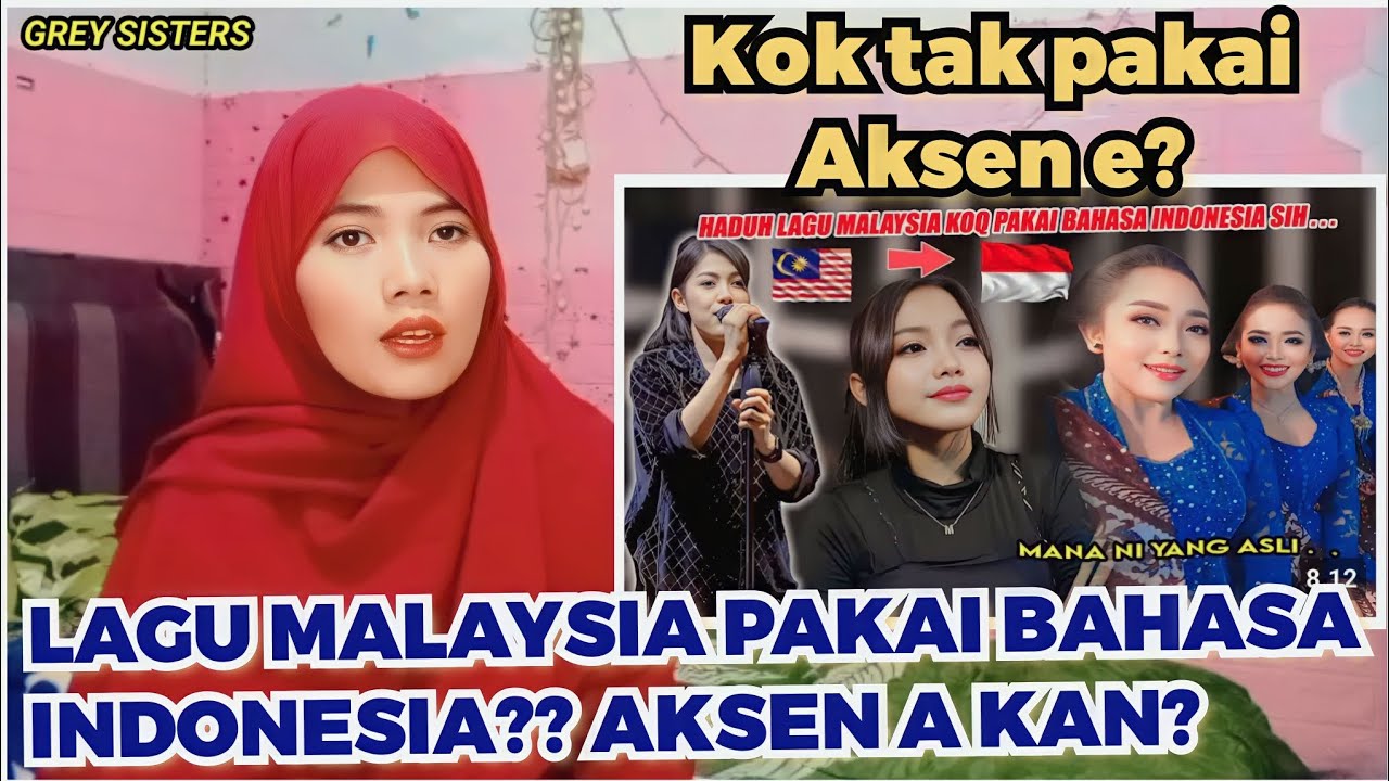 TERDENGAR SEPERTI BAHASA INDONESIA❗KETIKA LAGU MALAYSIA PAKAI AKSEN A!!