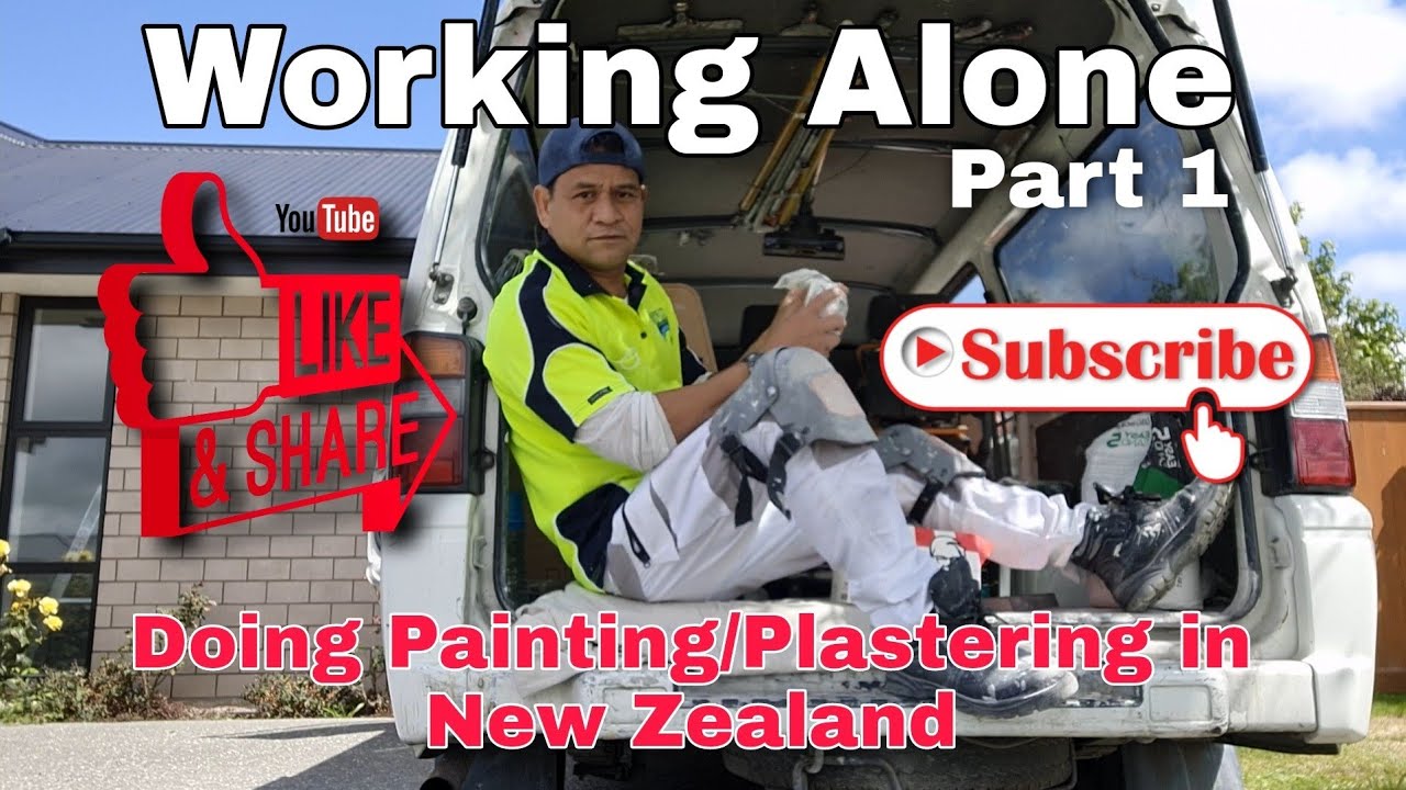 Part 1- Paano ko gawin ang trabaho bilang Painter/Plasterer sa New Zealand I Rolleston I Work alone