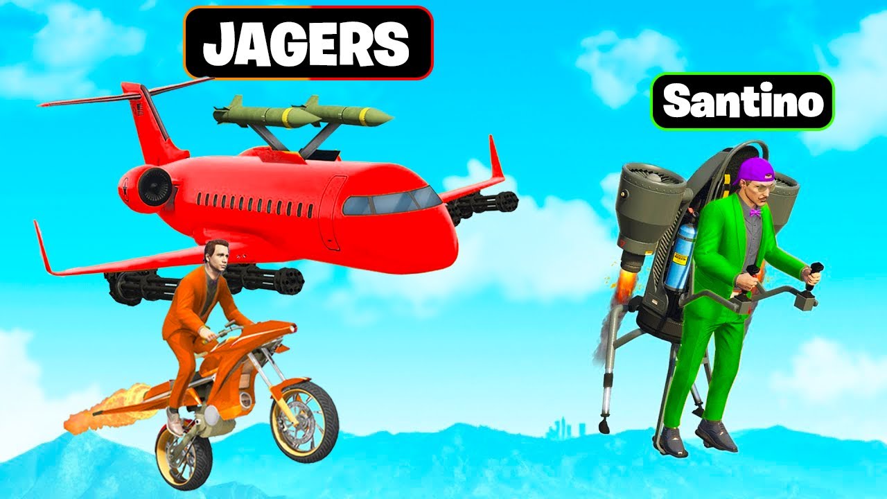 Hunters Vs Speedrunner In GTA! 🏃