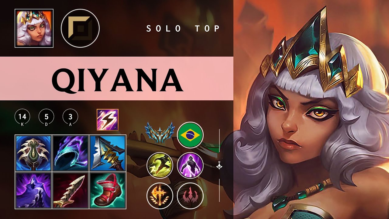 Qiyana Top vs Malphite - BR Challenger Patch 26.02