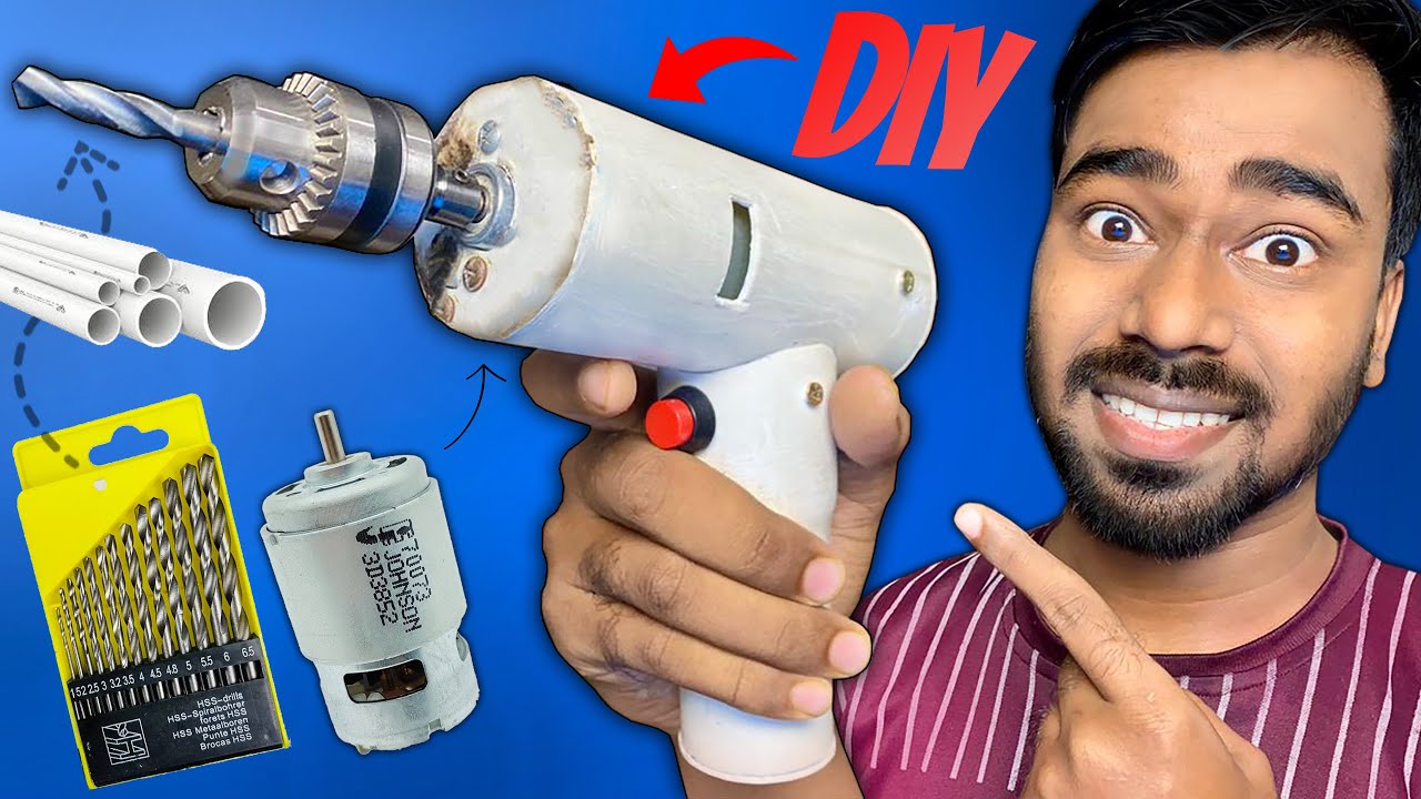 DIY 775 Motor Drill From PVC