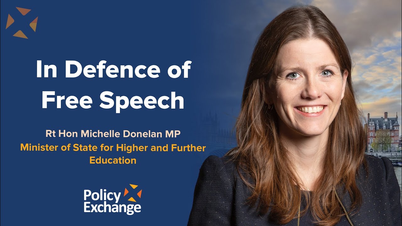 In Defence of Free Speech - Rt Hon Michelle Donelan MP