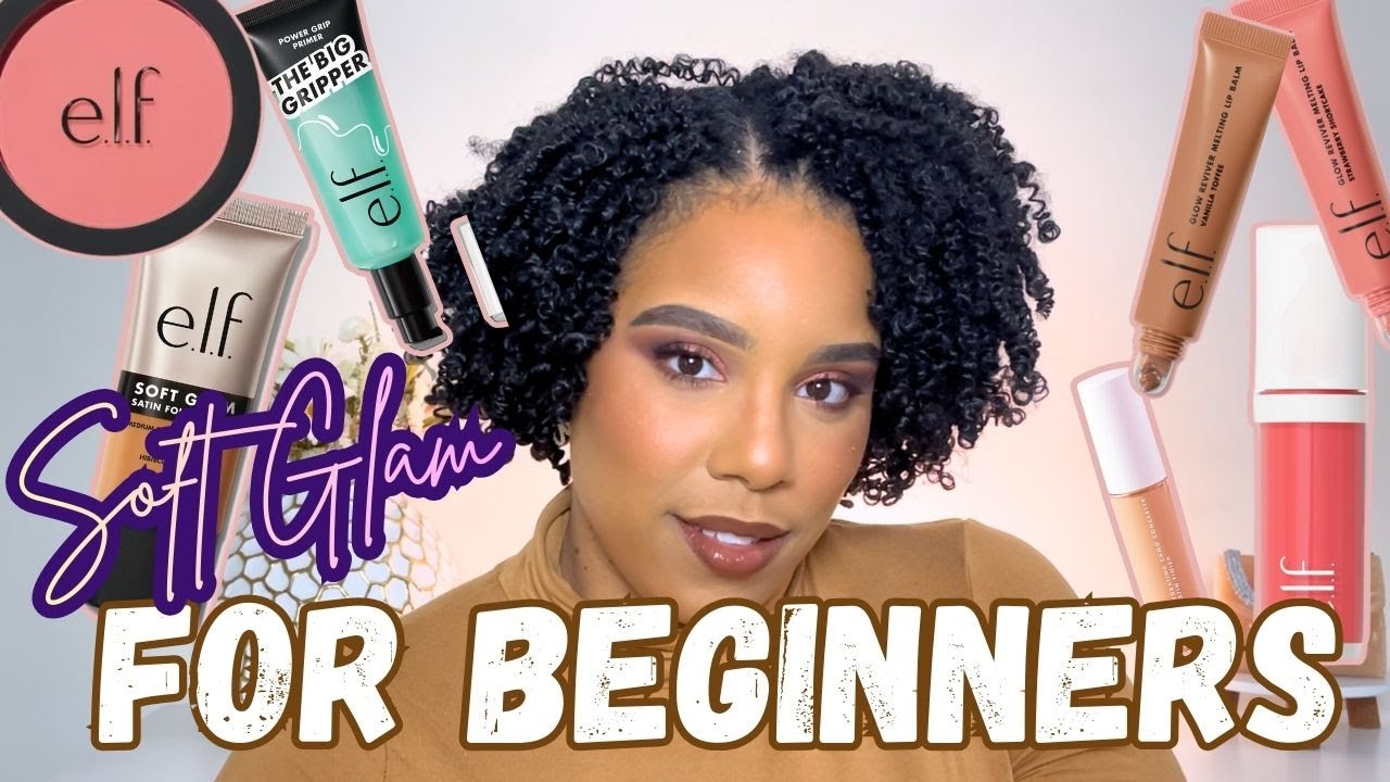 FULL FACE e.l.f Cosmetics Easy Soft Glam Makeup Tutorial for Beginners