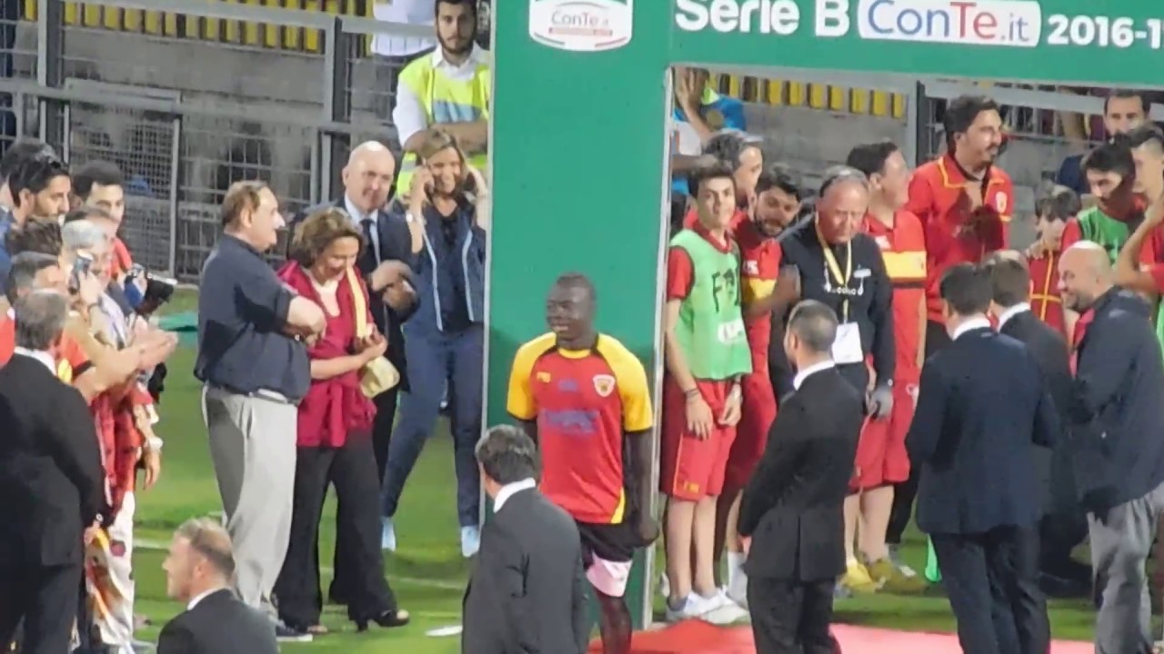 Benevento in serie A - Premiazione con passerella finale
