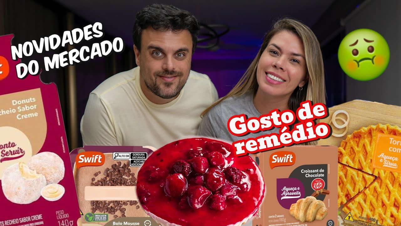 PROVANDO LANÇAMENTO, CHEESECAKE, CROISSANT DE KITKAT, DONUTS,BOLO