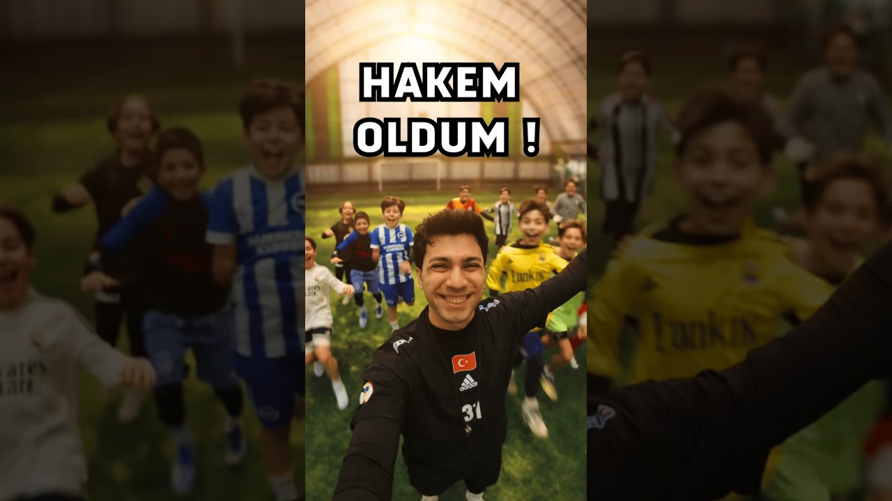 Halı Sahada Hakem Oldum !