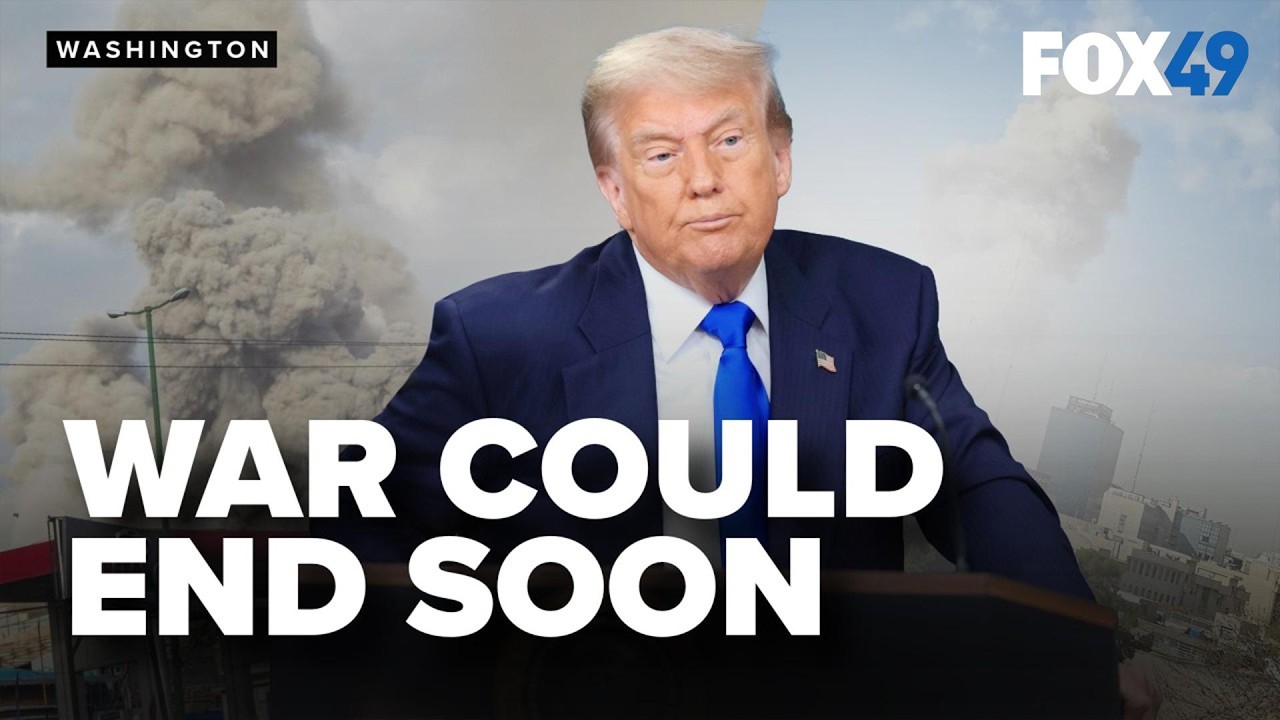 Trump says Iran conflict COULD END 'very soon'