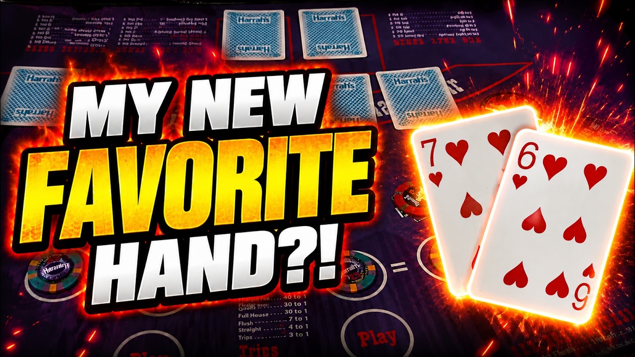 ULTIMATE TEXAS HOLD 'EM in LAS VEGAS! I THINK I FOUND MY NEW FAVORITE HAND! 🍀🍀 (UTH)
