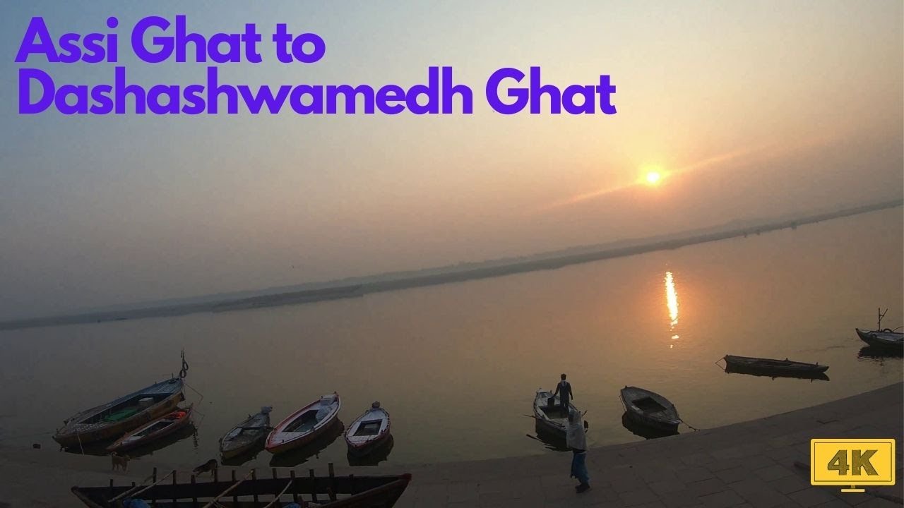 Banaras, India 4k Walking Tour | Assi Ghat to Dashashwamedh Ghat [Slow TV]