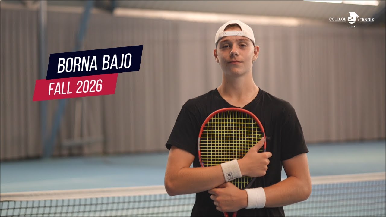 Borna Bajo (Fall 2026) | Lk 2.5 | wins over Top 200 Player in Germany | GPA 3.0