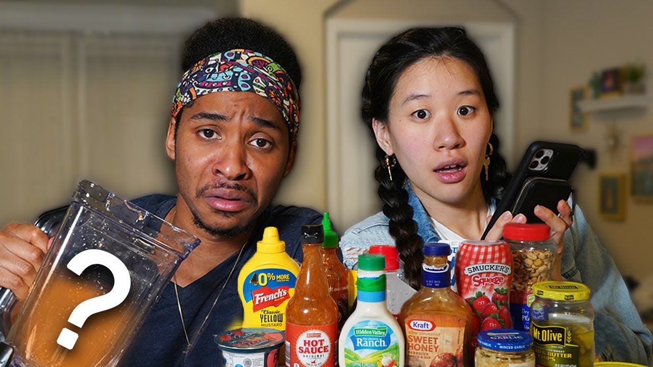 Husband Plays GROSS Smoothie Challenge!