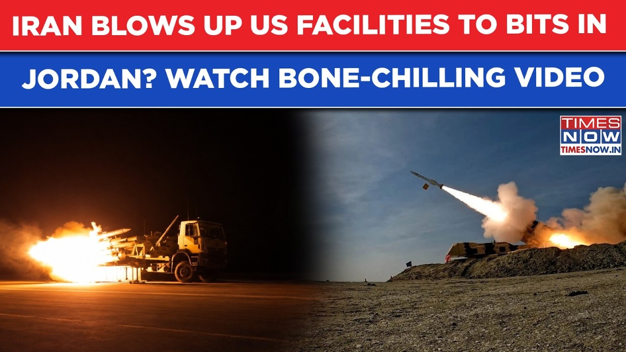 Iran BLOWS UP US Military BASES To BITS In Jordan? IRGC Drops BONE-CHILLING Video Of MISSILE Barrage
