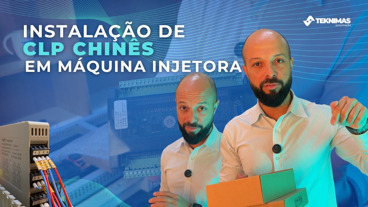 INSTALAÇÃO DE CLP CHINÊS EM MÁQUINA INJETORA PÓS-ENCHENTE | Configuração e Peças Utilizadas