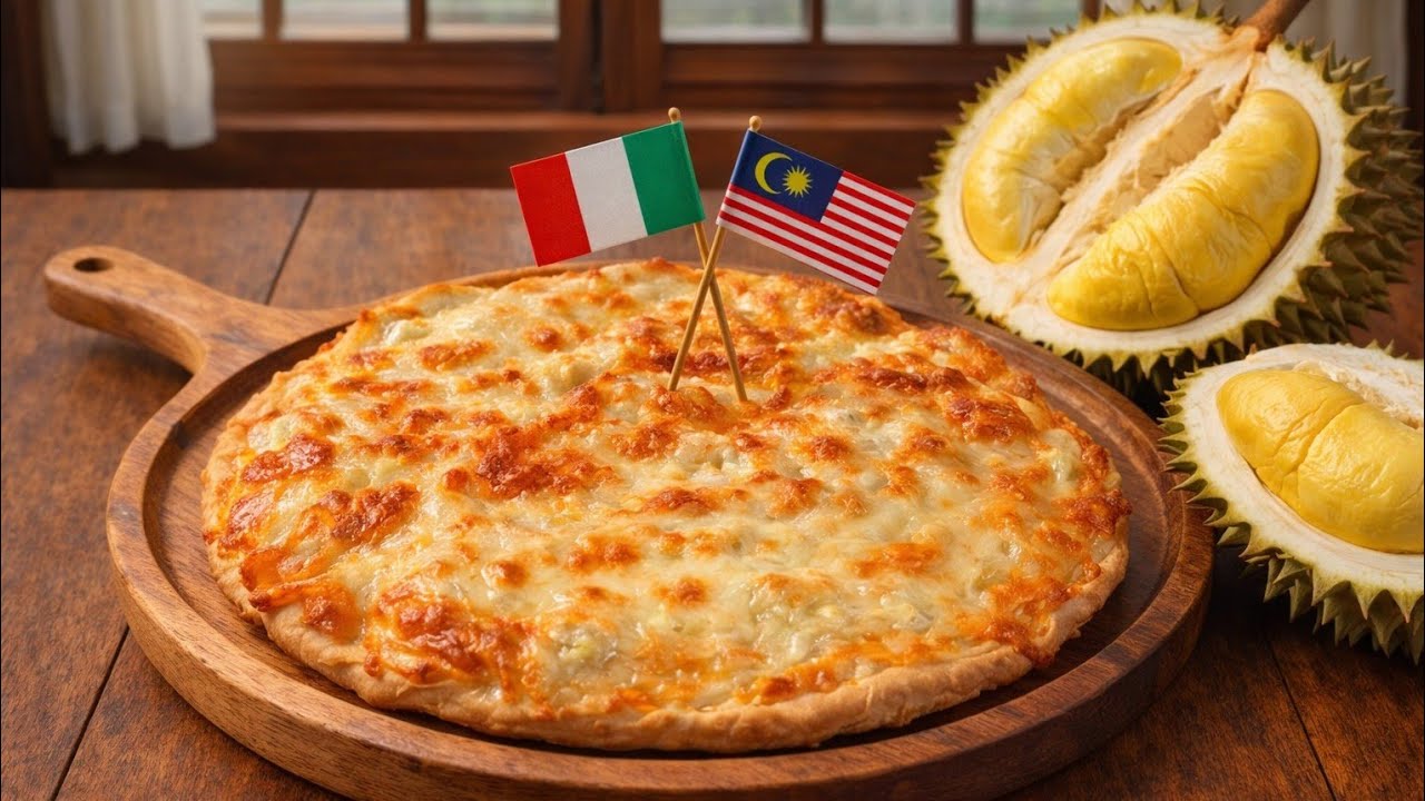 榴莲披萨 新手也能成功 超简单做法 Durian Pizza at Home