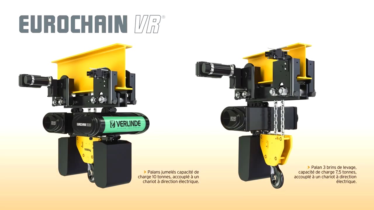 PALAN ELECTRIQUE A CHAINE EUROCHAIN VR   phase 2  FR