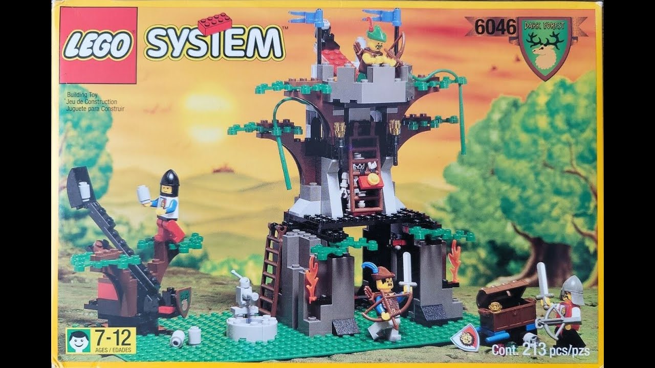 Lego 6046 - a video short review and an epilogue about alternative models from the box building.