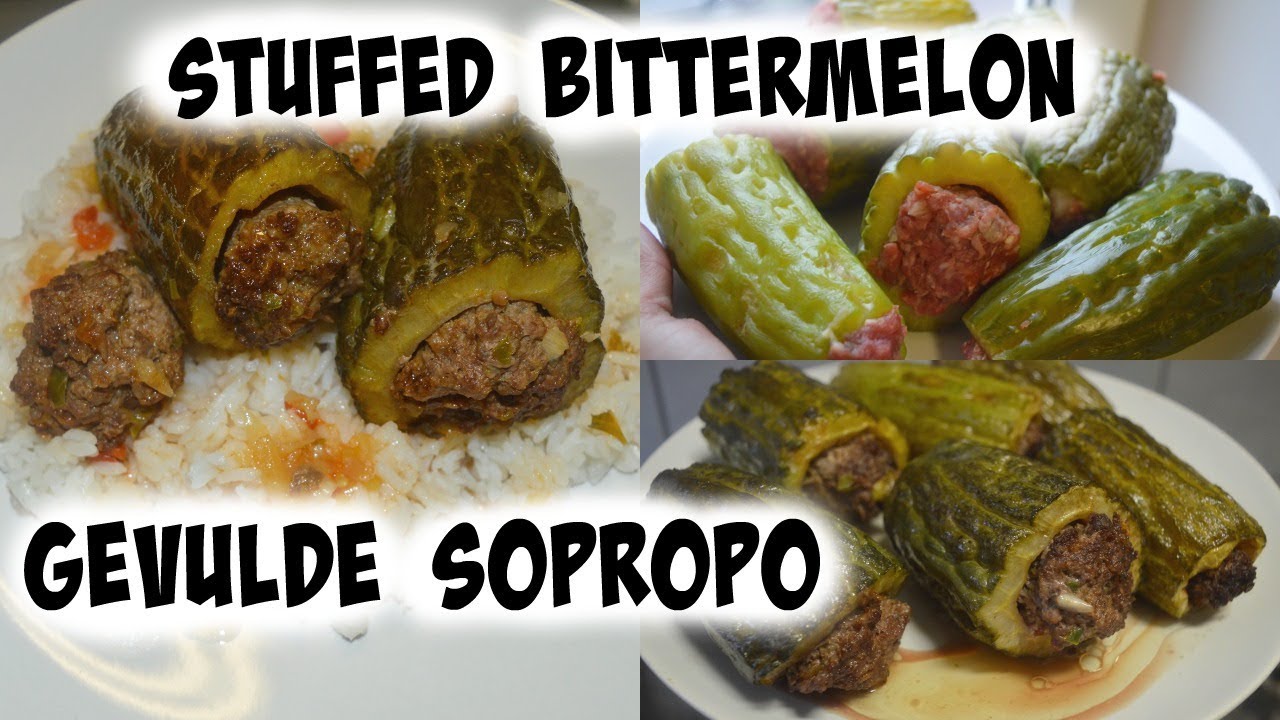 Recipe: How To Make Gevulde Sopropo/Stuffed Bittermelon | CWF