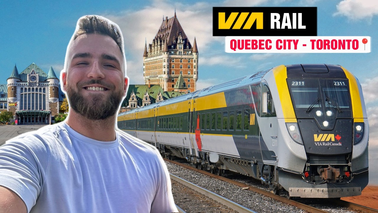 The LONGEST Business TRAIN in Canada .... is it Worth it?  Quebec City to Toronto