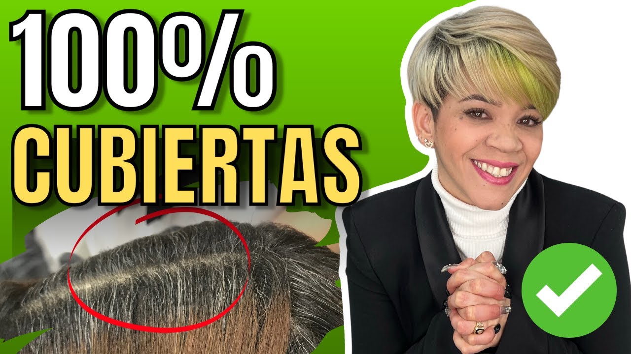 Cómo CUBRIR CANAS con Tinte Rubio Claro Dorado (paso a paso)