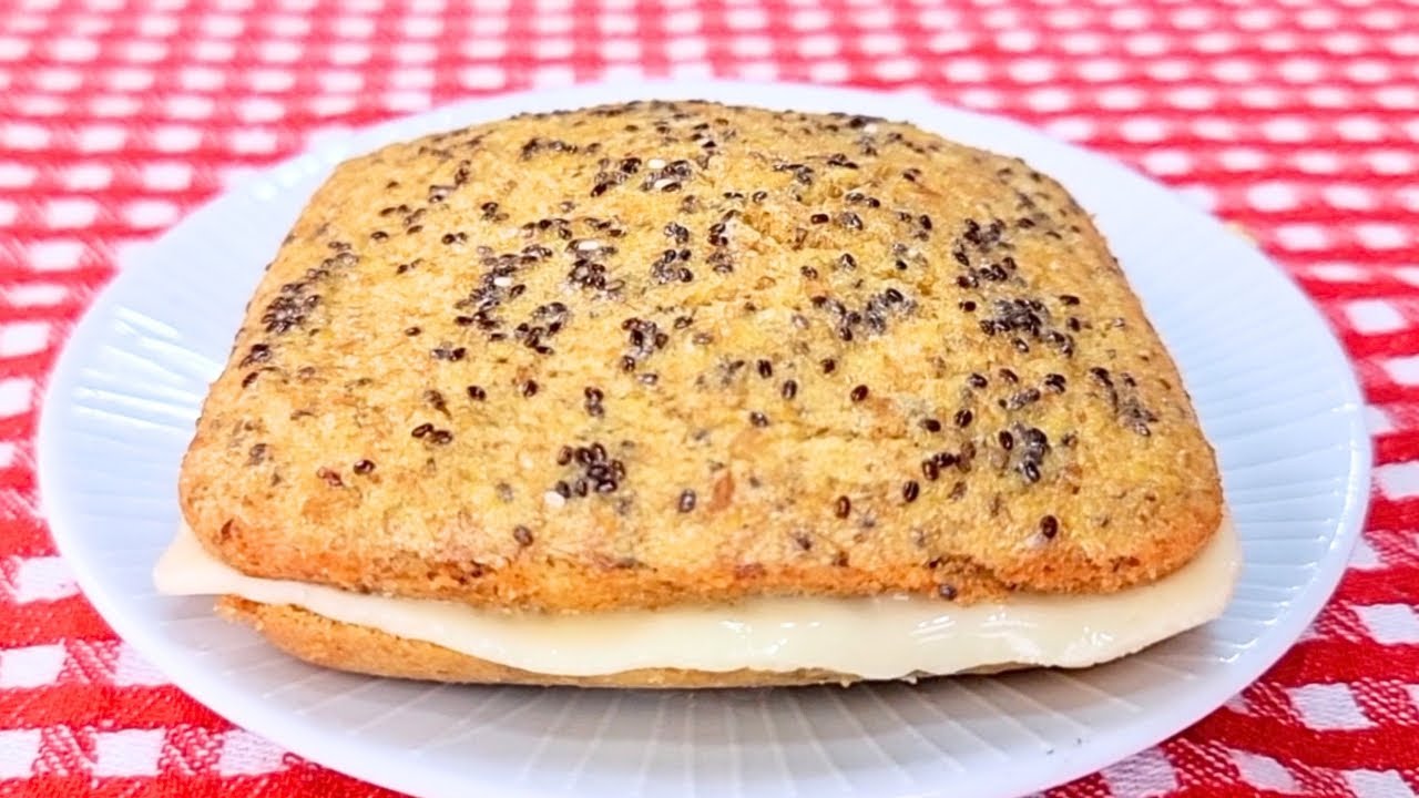 PÃO quase ZERO CARBOIDRATOS, Super Rico em FIBRAS e PROTEÍNAS - Fofinho, Fácil, Saudável e Gostoso