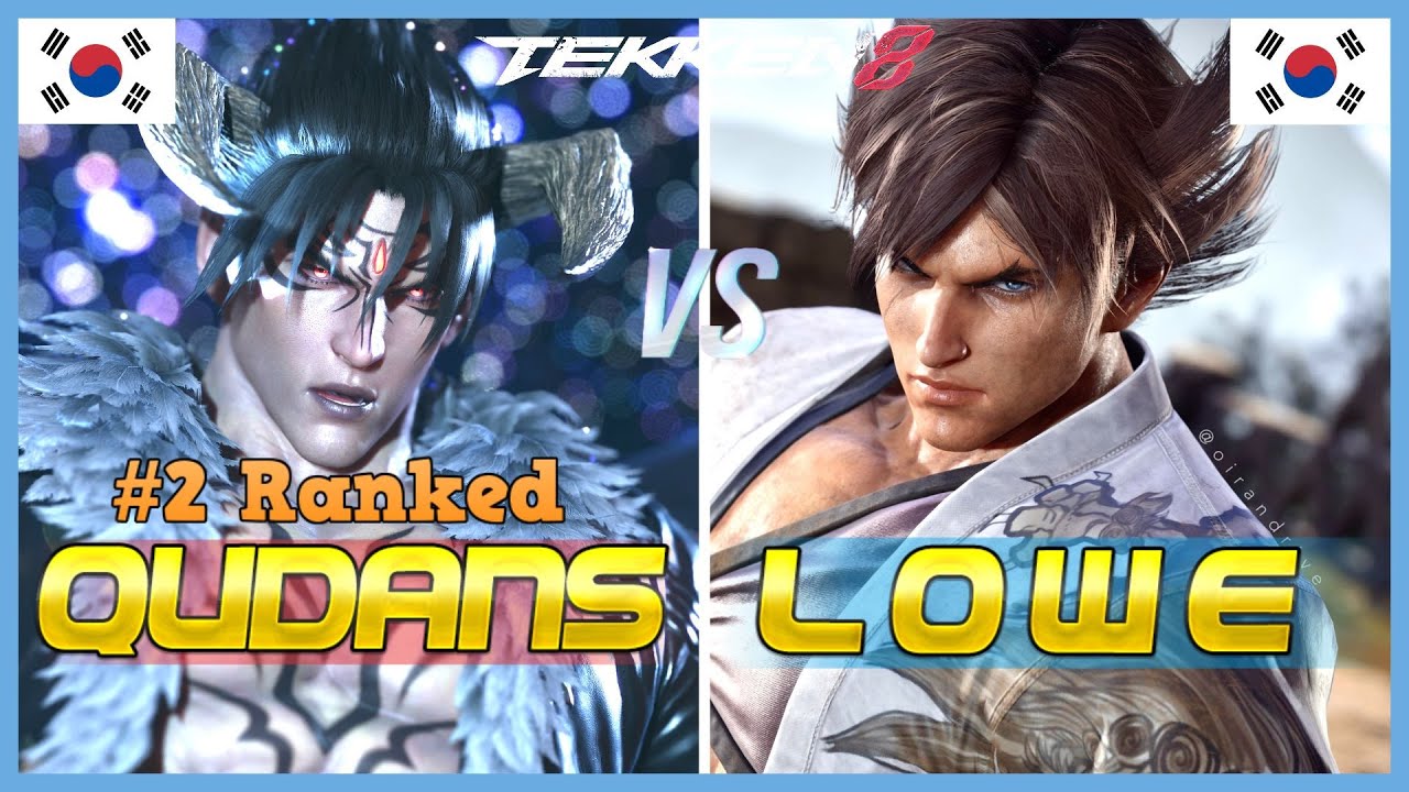 Tekken 8 💥 QUDANS (#2 Ranked Devil Jin) Vs LOWE (Lars) 💥 High Level Gameplay