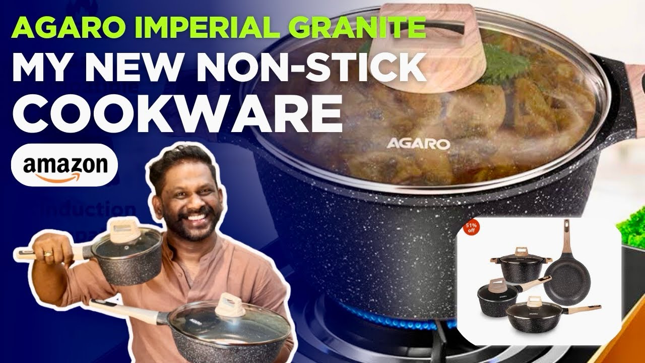 My New Non-stick Cookware | Agaro | Most useful granite Utensils for Kitchen