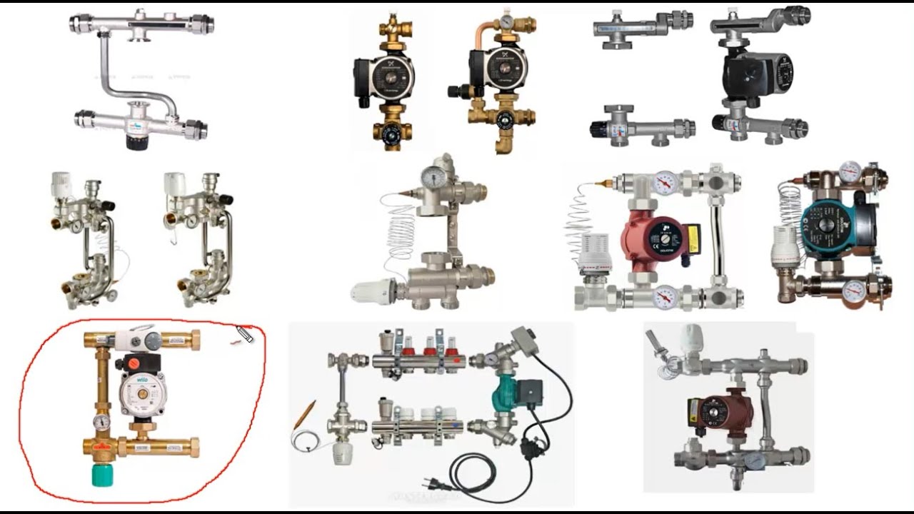Смесительный узел теплого пола 3 класса multimix uni fitt и stout isotherm 30-50 Тип SDG 0120 0060
