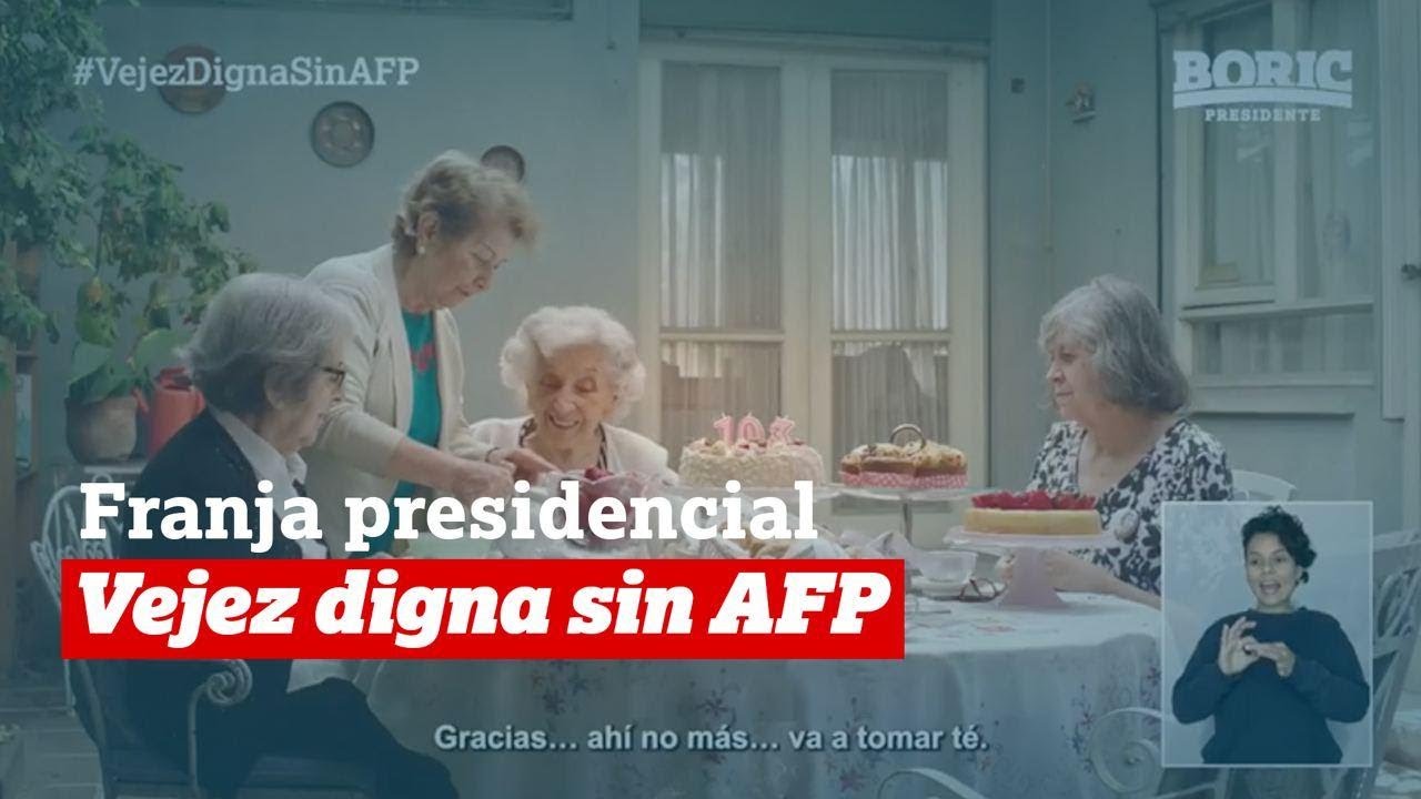 Por una vejez digna y sin AFP