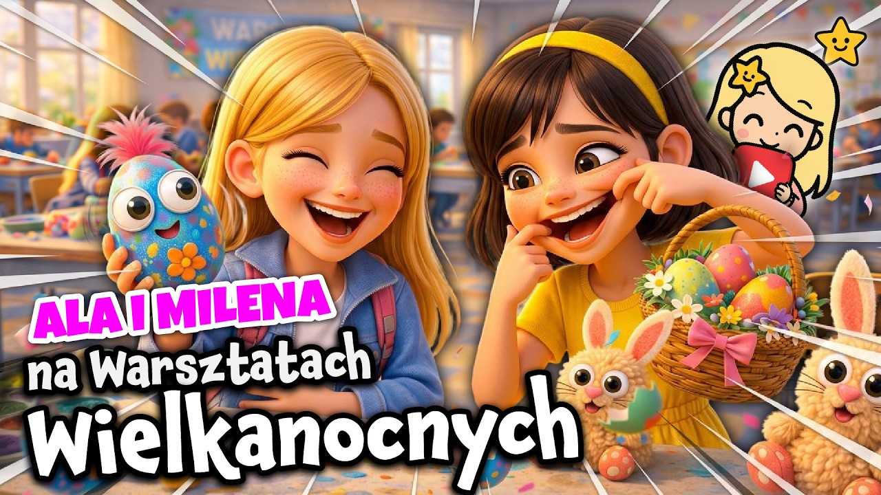 🎨 Ala i Milena na Warsztatach Wielkanocnych - Spokojna bajka na Wielkanoc - Audiobook 🎨