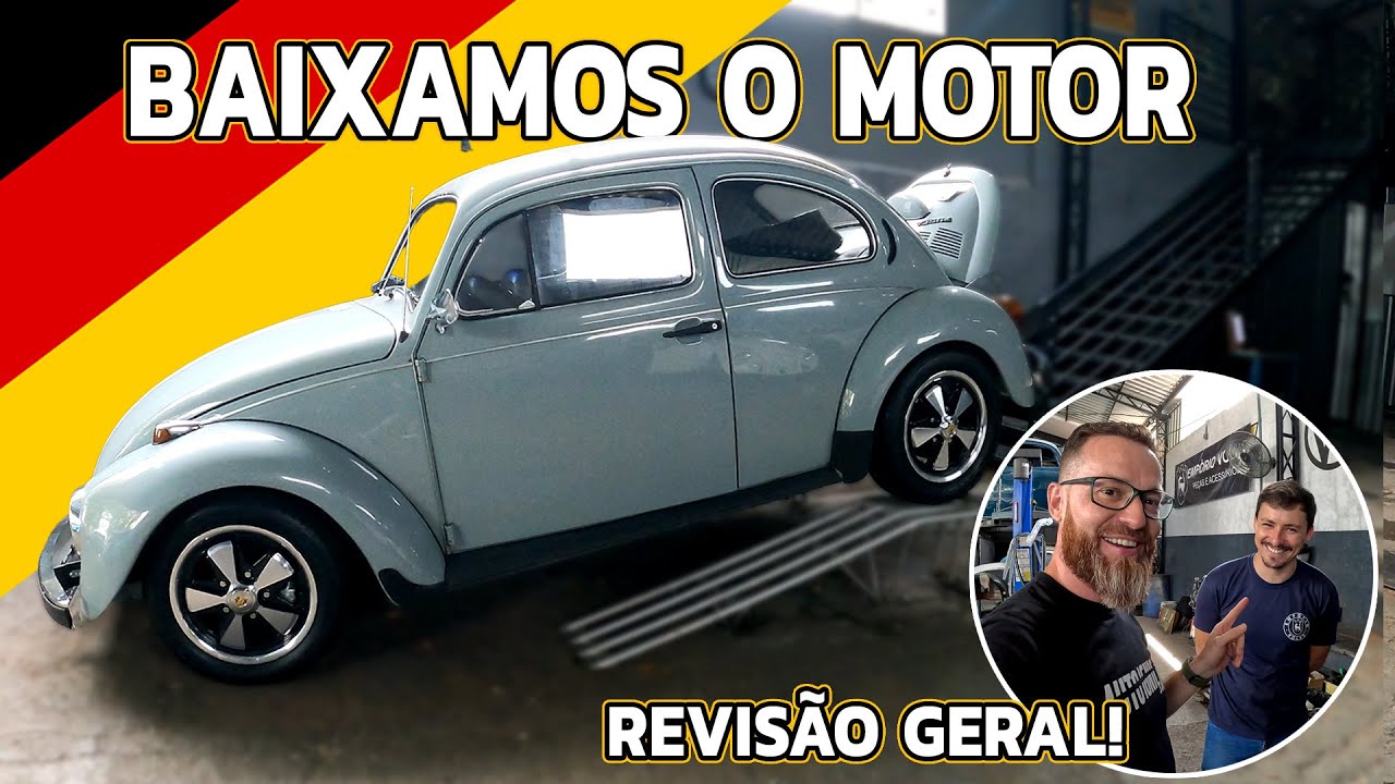 Projeto Fusca German Look - Baixamos o Motor Para Revisão Total! #03