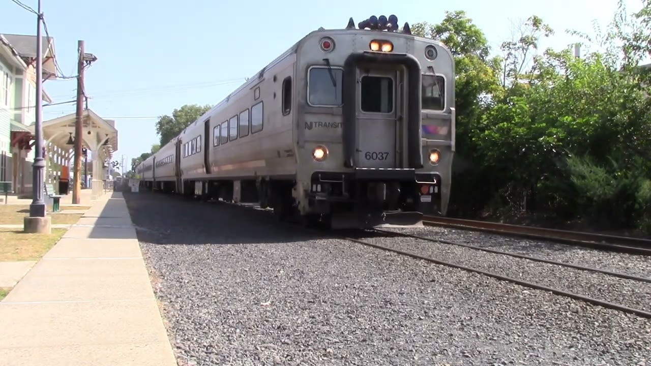 NJ Transit Trains At Manasquan
