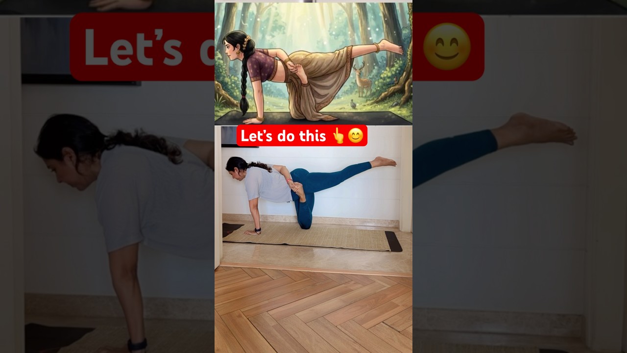 Grace in balance, power in stillness.#yoga #trending #viral