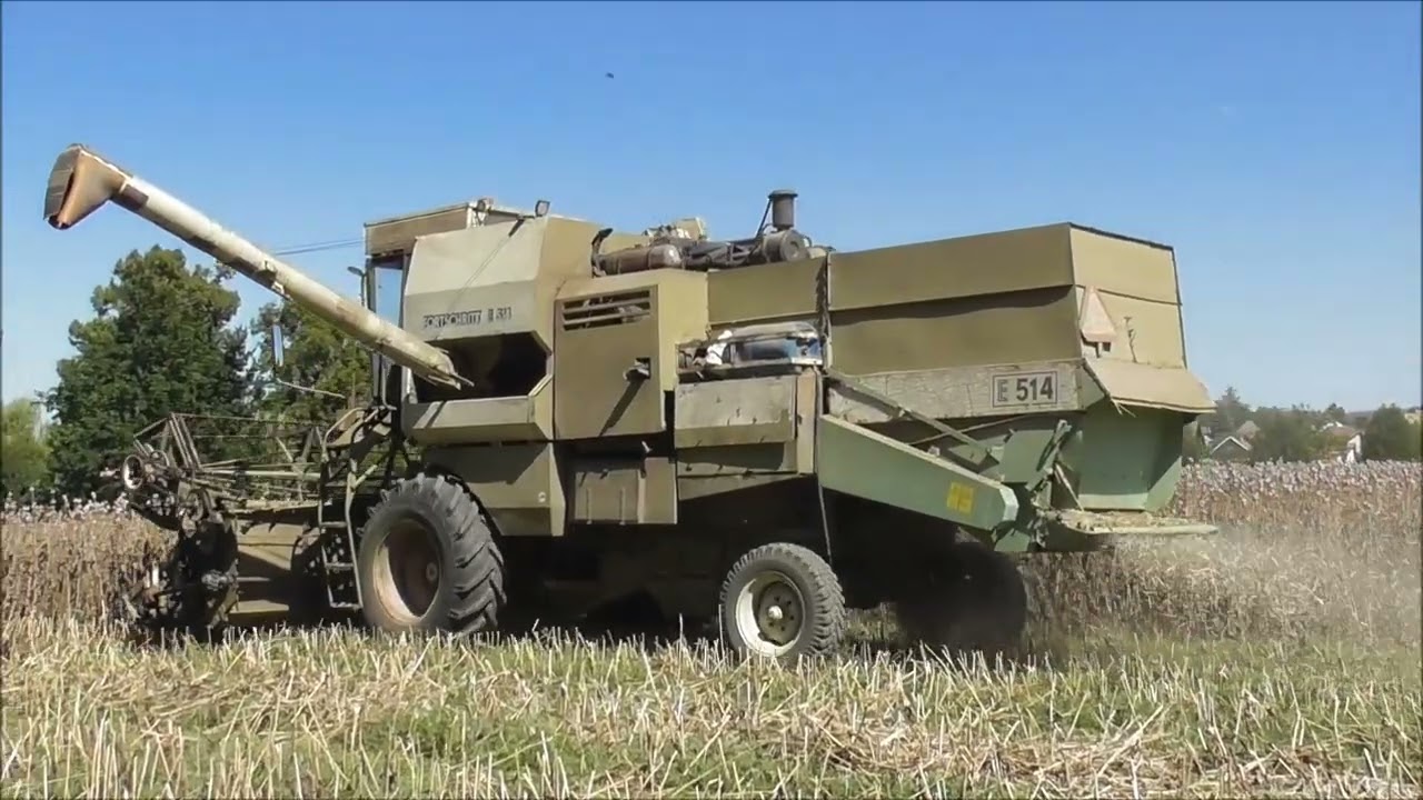 2x Fortschritt E 514/  Zetor Crystal 16145 sklizeň Máku
