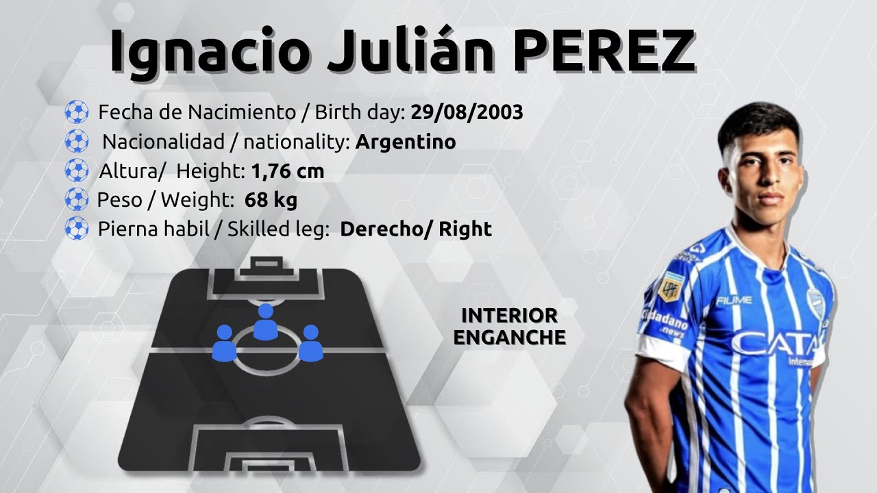Ignacio Julian PEREZ (Interior - Enganche)