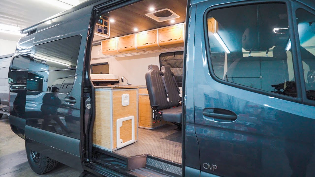 Экскурсия на микроавтобусе по комплекту ZenVanz в Sprinter 4x4 | Проект сухопутного фургона