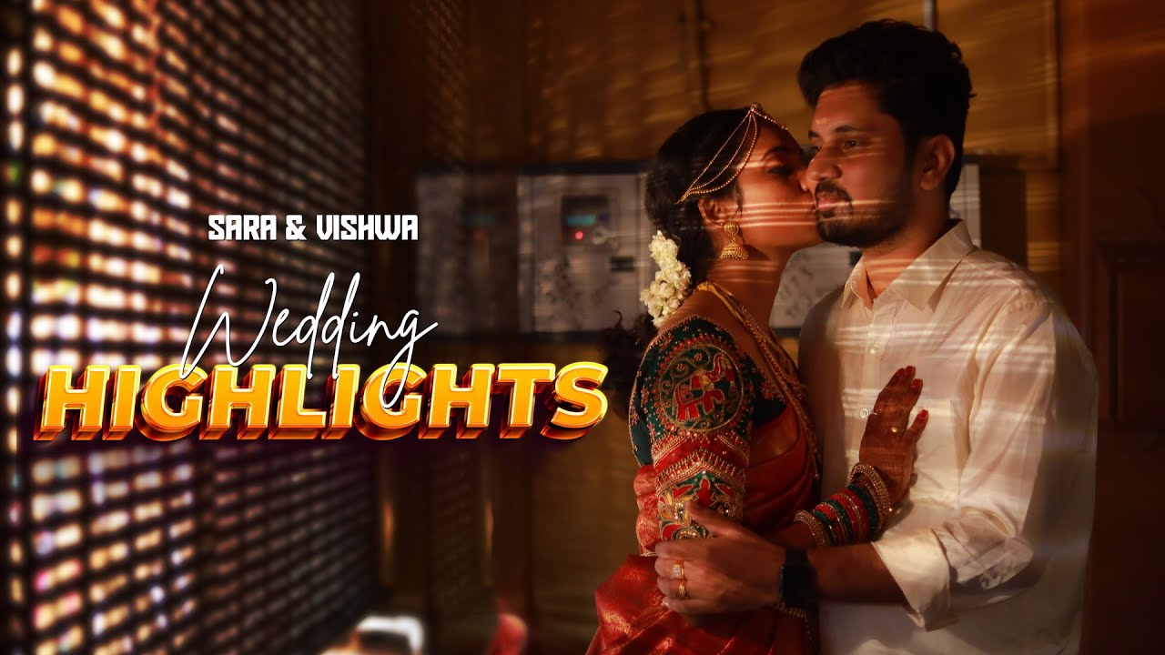 Sara weds Viswa Wedding Highlights | Zeebas StudioZ