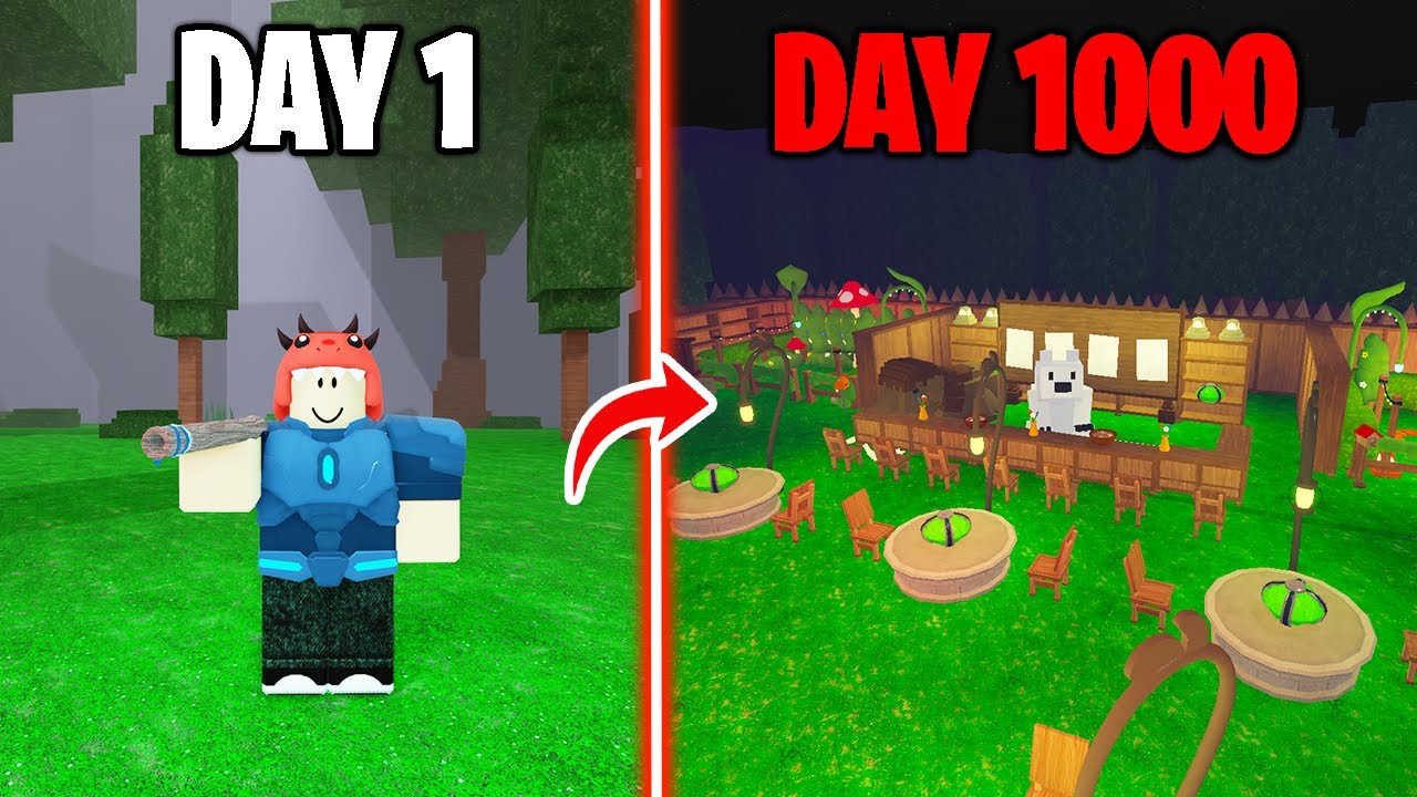 1000 Days to Build a Pet Coffee Base in 99 Nights in the Forest