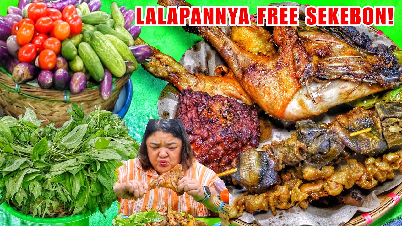 EDAN! MAKAN AYAM GORENG BARENG LALAPAN SEKEBON DI KOTA BOGOR! 😱