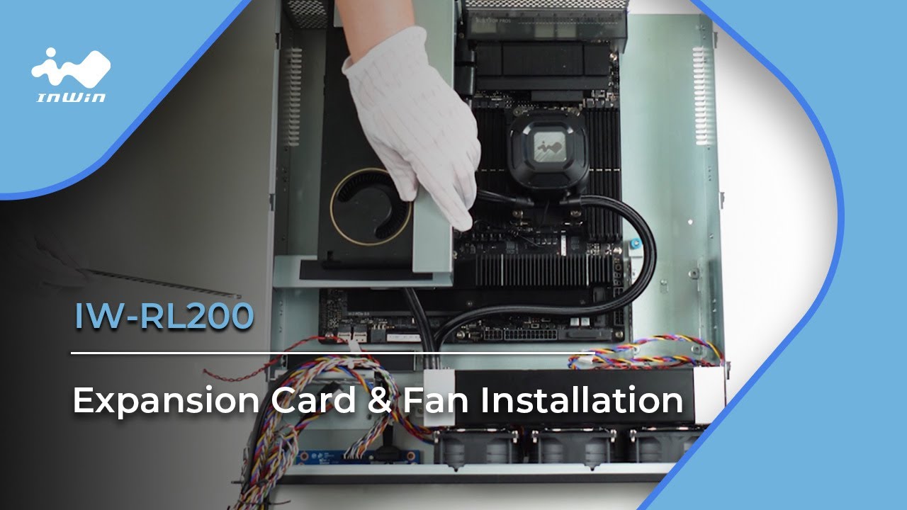 InWin IW-RL200 Expansion Card & Fan Installation