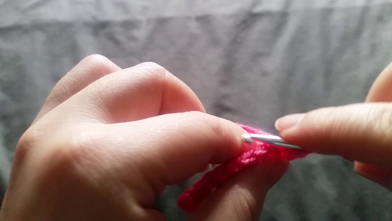 Tuto crochet d&eacute;butant: comment faire des diminutions en demi-brides