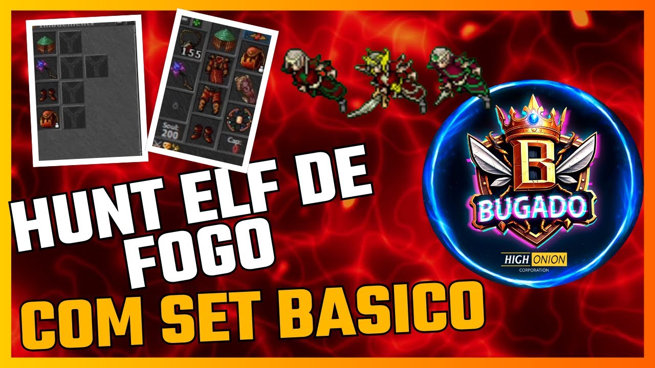 ELF DE FOGO LVL 400 DRUID ( SEM SET / IMBUI ) Hunt ensinando o basico do respaw