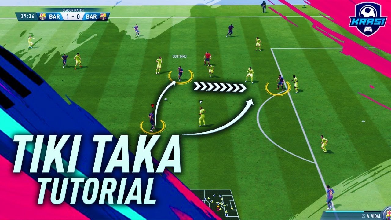 Учебное пособие по атаке TIKI TAKA в FIFA 19 — как атаковать и использовать построение атаки для ...