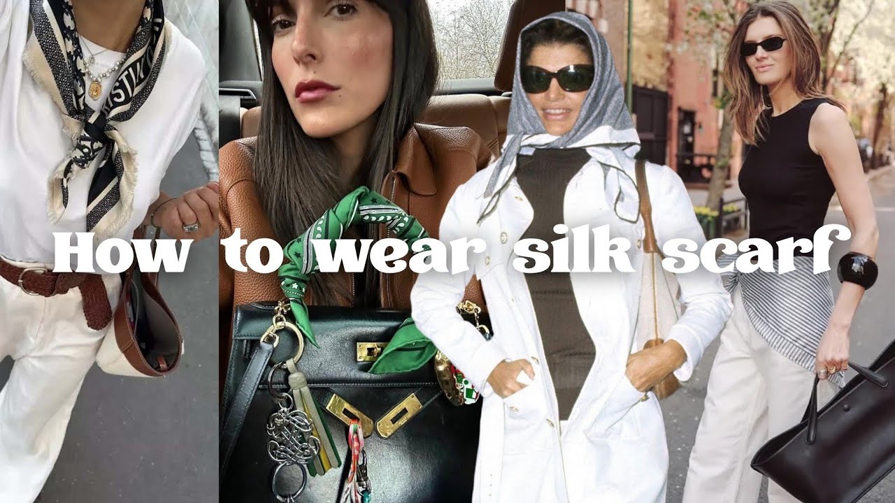 12 Elegant Ways to Tie a Scarf: style tips & outfit inspo 