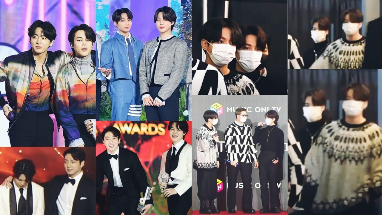 Jikook new moments || BTS at the TMA (Red Carpet) || Jikook // KookMin