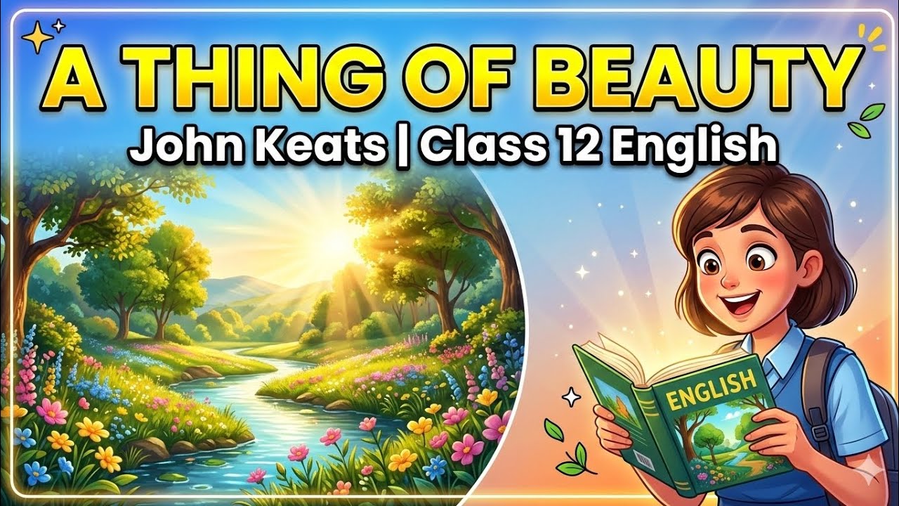 A Thing of Beauty (Easy Explanation) | Class 12 English | Line by Line