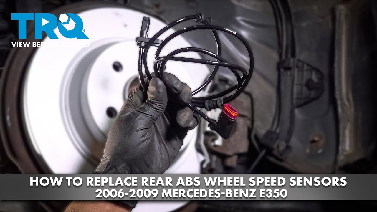 How to Replace Rear ABS Wheel Speed Sensors 2006-2009 Mercedes-Benz E350